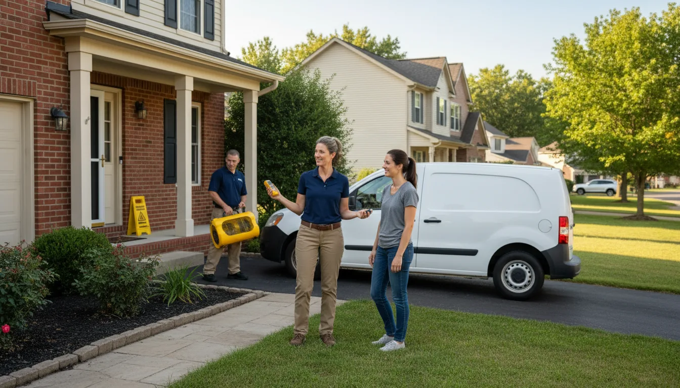 Residential water damage restoration in Island Park, ID